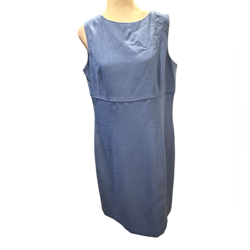 Amanda Smith Floral Blue dress set dress (2pcs) size 12 - Picture 9 of 10